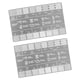 thumbnail image 5 of Regla de medición de café molido de 200 micrones, tarjeta de comparación compacta para cocina y cafetería, herramienta de medición resistente a 2 piezas, 5 of 5