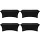 thumbnail image 1 of Mantel ajustable negro Separo Spandex, paquete de 4 unidades, 6 pies, 1 of 9