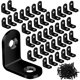 thumbnail image 1 of Escuadra en L FATLODA 40 piezas Acero inoxidable negro 20 x 20 x 16 mm, 1 of 7