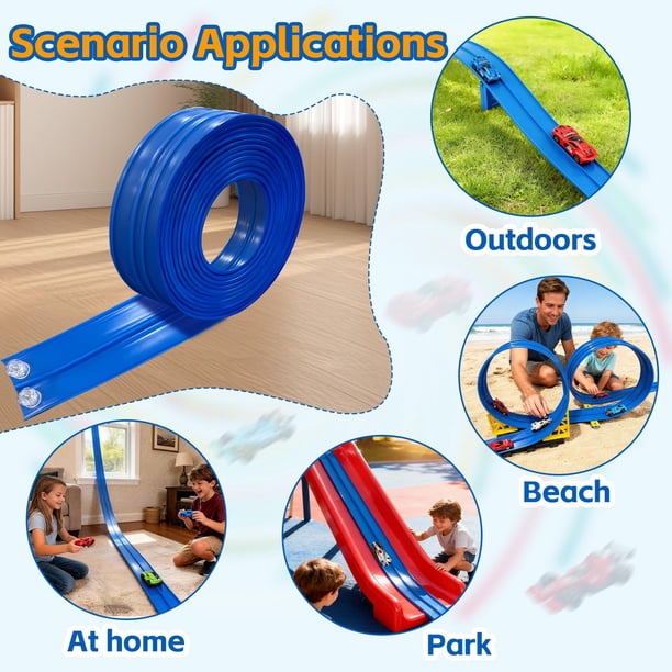 Pista de carreras flexible para niños, juguete de exterior con ventosas y juntas, pista de carreras enrollable, juego interactivo para niños de 3 años Rojo 5m | Bodega Aurrera en línea Pista de carreras flexible para niños, juguete de exterior con ventosas y juntas, pista de carreras enrollable, juego interactivo para niños de 3 años Rojo 5m | Bodega Aurrera en línea