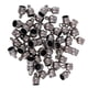 thumbnail image 1 of 50 unids tapón de extremo tapón encaje 8mm hallazgos de joyería de cordón de cuero gris negro, 1 of 5