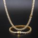 thumbnail image 2 of WAHZAUS Collar de Diamante de 4 Mm en Oro Moissanite Necklace Tennis Color D Claridad VVS1 Collar de Tenis de Diamante de Plata Esterlina 925 para Hombre Mujeres, 2 of 8
