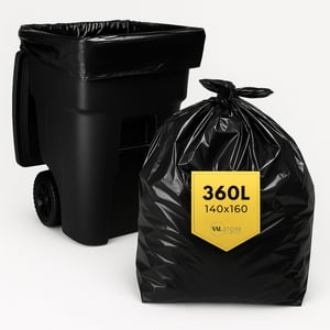 Valstore Deco Design - Bolsas Residuos Valstore 140X160 5 Unid. 80Mic Carga Pesada