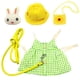thumbnail image 4 of Conjunto De Vestido Para Mascotas Chaleco De Conejo Ropa De Disfraz Traje De Moda Diario Green_L, 4 of 5