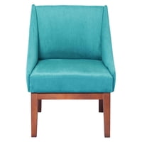 Latam Home - Sitial Berlin Tela Velvet Turquesa