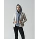 thumbnail image 2 of Parka pluma color Gris XS, 2 of 3