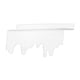 thumbnail image 5 of Estante de pared flotante de acrílico, estantería montada en la pared para niños, estante de pared transparente moderno de 12 pulgadas para guardería, Agua que fluye, 5 of 5