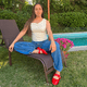 thumbnail image 2 of Ballerina Chalada Mujer Miu-3 Rojo Casual, 2 of 9