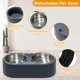 thumbnail image 2 of Cuenco para gatos Fuliuna Outdoor con calefacción y doble acero inoxidable, 2 of 7