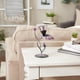 thumbnail image 5 of Soporte para centro de mesa con forma de candelabro, diseño de nenúfar, color lila, 5 of 8