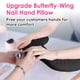 thumbnail image 5 of Almohada Arm Rest Jazalz en forma de U para manicura y uñas, color negro, 5 of 7