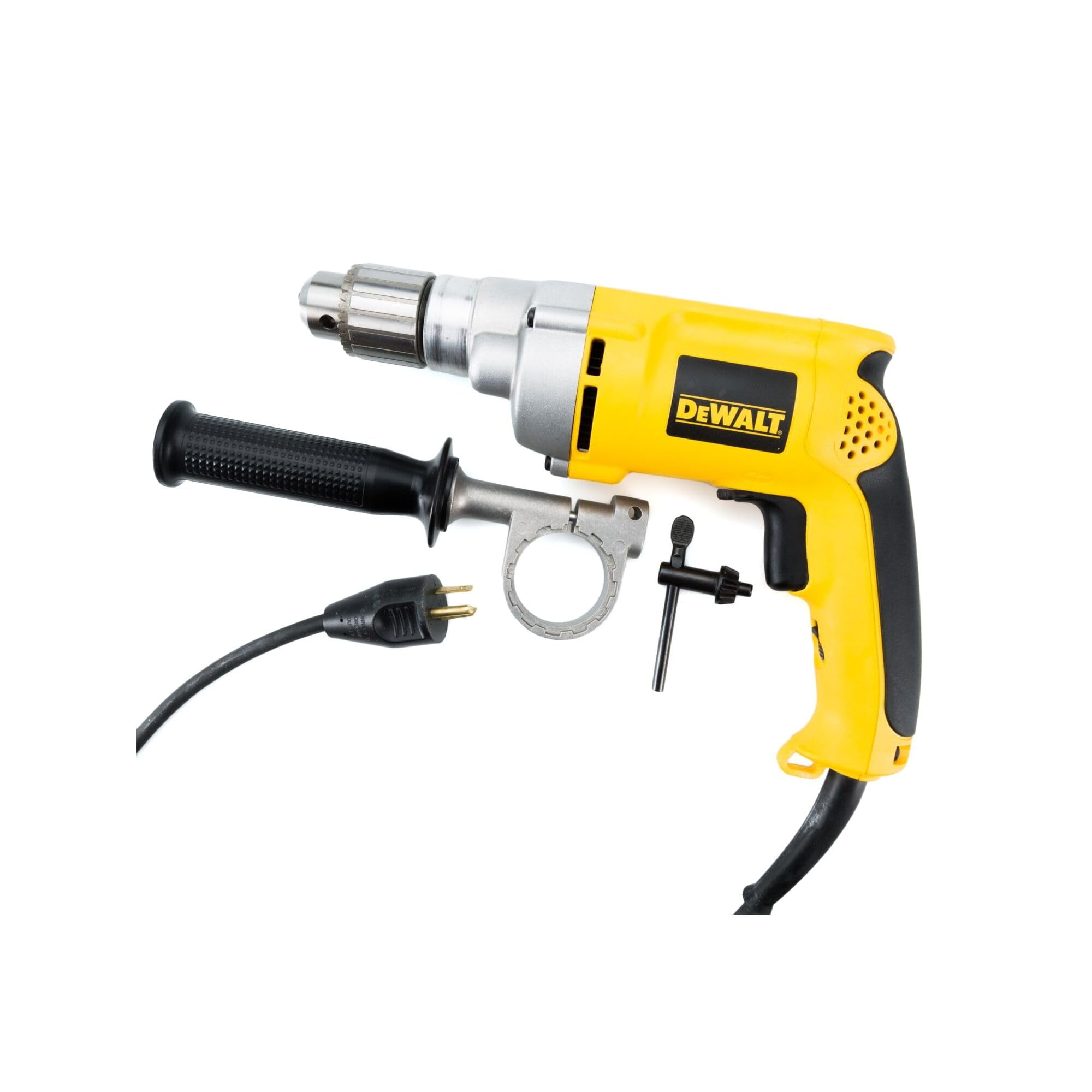 Taladro Con Cable Dewalt Dw235g 7,8 A 1,2 Cm De Velocidad Variable, Color Amarillo