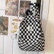 thumbnail image 3 of Stylish Plaid Schoolbag: Large Capacity Checkerboard Backpack for Everyday & Travel Use, 3 of 5