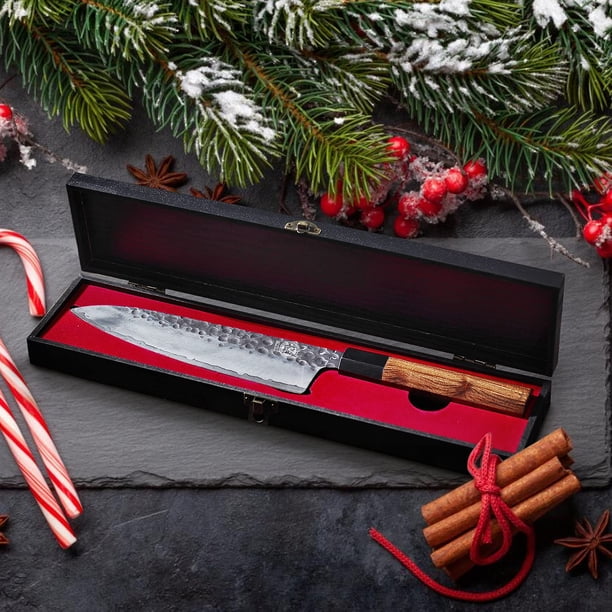 Cuchillo de chef MITSUMOTO SAKARI Japanese Gyuto 20 cm 9CR18MOV