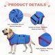 thumbnail image 3 of Uxcell Abrigo Secador para Perros, Batas para Perros para Después del Baño Bata Súper Absorbente Toalla Suave Ajustable, (M, Azul), Para Secado Rápido Mantener Calor Mascotas, 3 of 7