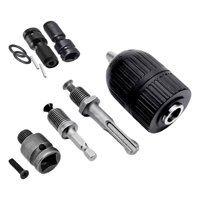 Ioensy - 10 Uds. Portabrocas De 1/2 ""2-13Mm Más Adaptador De Vástago Convertidor Cuadrado Hexagonal