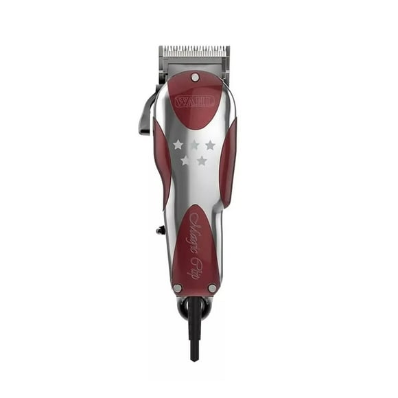 Cortadora de cabello Wahl 5 Star Magic Clip plata y roja 220V