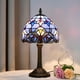 thumbnail image 1 of 1pc 8 Inch Stained Glass Table Lamp, Handmade Living Room, Dining Room, Bedroom, Warm Bedside Lamp, Bar, Retro European, Rustic Style, Mediterranean Simple European A Variety Of Choices Creative Gifts, 1 of 3