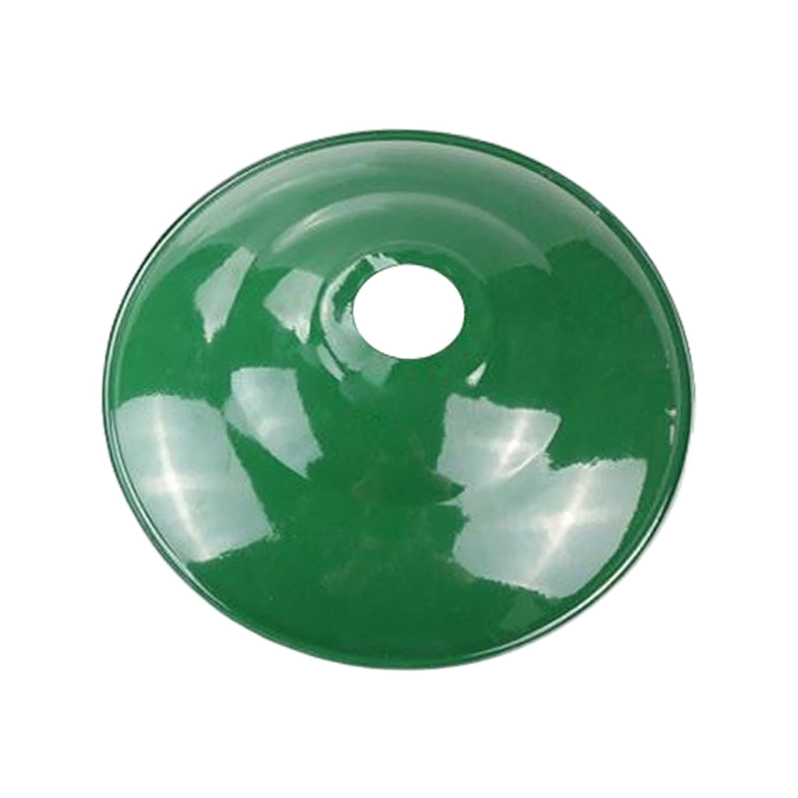 Magideal - Soporte De Pantalla De Lámpara De Cúpula Esmaltada, Repuesto Verde Para Lámpara De Mesa, Lámpara De Pared, Candelabro De Pared, Cubierta Antipolvo, Pr , 30 Cm Poco Profundo