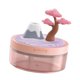 thumbnail image 1 of Mini Humidificador Con Forma De Planta, Silencioso, Con Llenado Superior, Recargable, Ideal Para Dormitorio, Color Rosa, 1 of 5