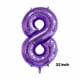 thumbnail image 3 of Set de Globos Morados JNNIMTRDAE para 8º Cumpleaños, 3 of 5