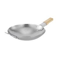 Magideal - Sartén Salteado Wok Versátil Cocina Freír Sartén Antiadherente Sartén De Cocina De Chef Hammonedas Secas Para Gas Para Gas/Electricidad 39.5 X 23.5 X 5.2 Cm