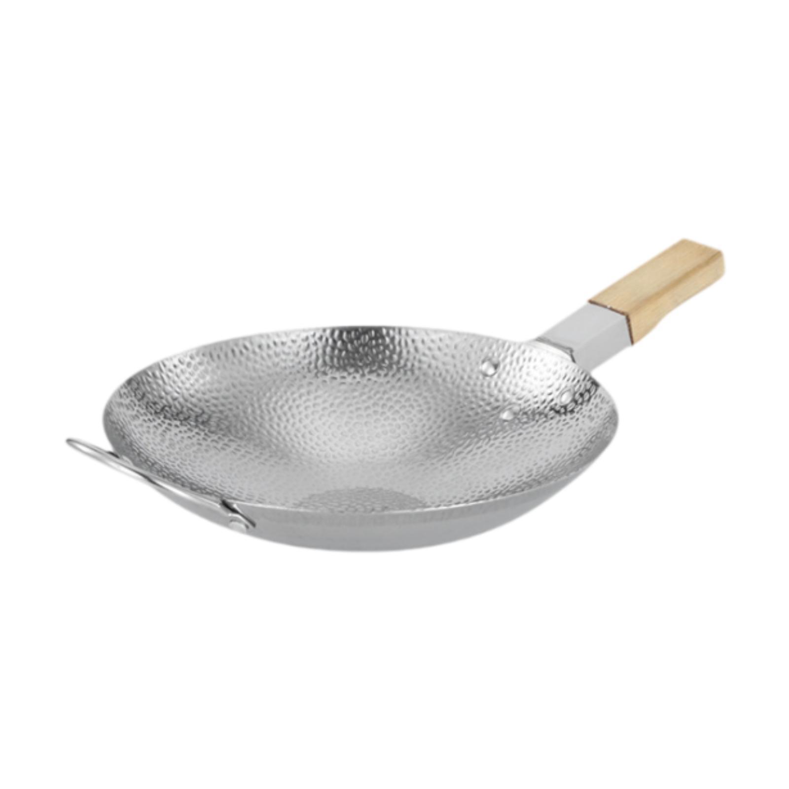 Magideal - Sartén Salteado Wok Versátil Cocina Freír Sartén Antiadherente Sartén De Cocina De Chef Hammonedas Secas Para Gas Para Gas/Electricidad 39.5 X 23.5 X 5.2 Cm