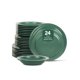 thumbnail image 1 of Juego de vajilla de gres Stone Lain de 24 piezas – color verde, 1 of 7