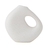 Magideal - Florero Geométrico De Cerámica, Florero Abstracto, Macetero Para Sala De Estar , Estilo C