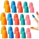 thumbnail image 1 of 30 piezas de goma para puntas de dedos, protector de silicona para pistola de pegamento caliente, reutilizable, para oficina, para coser, contar dinero, cotejar, escribir, clasificar, tareas de pegame, 1 of 7