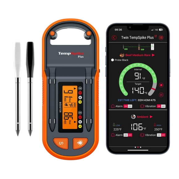 Termómetro inalámbrico para carne ThermoPro TempSpike Plus de 600 pies
