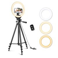 Ring Light Sensyne De 10 Pulgadas Con Soporte De Trípode De 50 Pulgadas Para Phone Live