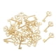 thumbnail image 4 of Dijes De Llave Pequeños Para Accesorios De Joyería, Suministros De Manualidades DIY, Oro, 100 Uds., 4 of 5