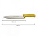 thumbnail image 3 of Cuchillo Medio Golpe Amarillo Hoja De 25,4 Cms., 3 of 3