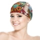 thumbnail image 5 of Es un mundo grande grande Gorro de Natación de Licra, Gorro de Baño de Tela Cómoda, Gorro Elástico Antideslizante para Hombres, Mujeres y Niños, 5 of 6