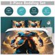 thumbnail image 5 of DRAGON BALLCartoon Collection 3-Piece Comforter Set, Personalized Bedding Decor for Kids And Teens Bed Sheets, 5 of 5