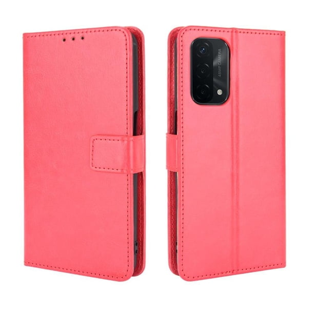 Funda tipo libro para OPPO A93 5G, cartera todo‑en‑uno, funda multifuncional con tarjetero y correa de muñeca desmontable