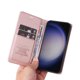 thumbnail image 3 of Funda Billetera de Cuero para Samsung Galaxy S24 Plus con Tarjetero y Soporte - Tapa Magnética Rosa, 3 of 6