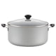 thumbnail image 1 of Antiadherente Stockpot Farberware con tapa, 10.5 cuartos de galón, plata, 1 of 8
