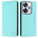 thumbnail image 4 of Funda Billetera con Soporte para Xiaomi Poco F6 Bloqueo RFID Plegable Verde menta, 4 of 6
