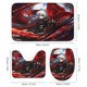 thumbnail image 3 of Tokyo Ghoul theme 4 piece Shower Curtain Set With Rugs Waterproof Bathroom Decor Set Includes Bath Mat U shaped Rug Toilet Lid Cover And Curtain With Hooks, 3 of 6