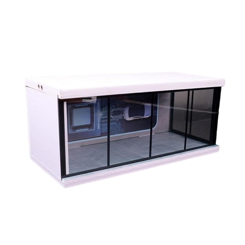 Bothyi - Vitrina De Estacionamiento A Escala 1:64, Pantalla De Coche Fundido A Presión Para Muñeca, Tecnología De Coche Fundido A Presión