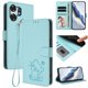 thumbnail image 2 of Funda Billetera con Relieve de Gato para Honor X6D, Verde Claro, 2 of 6