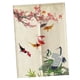 thumbnail image 5 of Grúa de cortina de puerta de lino de algodón de estilo japonés y peces-75x120cm, 5 of 5