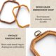 thumbnail image 4 of Aros de bordado Holyenten pack de 3 26 × 19 cm estilo madera, 4 of 6