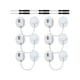 thumbnail image 4 of 6 Piezas Cerradura De Refrigerador Cerraduras De Gabinete Combinadas Para Puertas De Ventana De Inodoro Blanco, 4 of 5