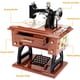 thumbnail image 5 of Caja de música, minimáquina de coser vintage, regalo para Navidad, cumpleaños, San Valentín, Acción de Gracias, decoración de mesa, regalo manual para adultos, niñas y niños., 5 of 7