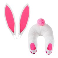 Bothyi - Kit De Corona De Decoración De Pascua Lindo Conejito Con Orejas Guirnalda De Bricolaje Rosa