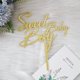 thumbnail image 1 of Adorno de Acrílico Dorado Sweet Baby Boy para Tarta – Auteby, 1 of 7