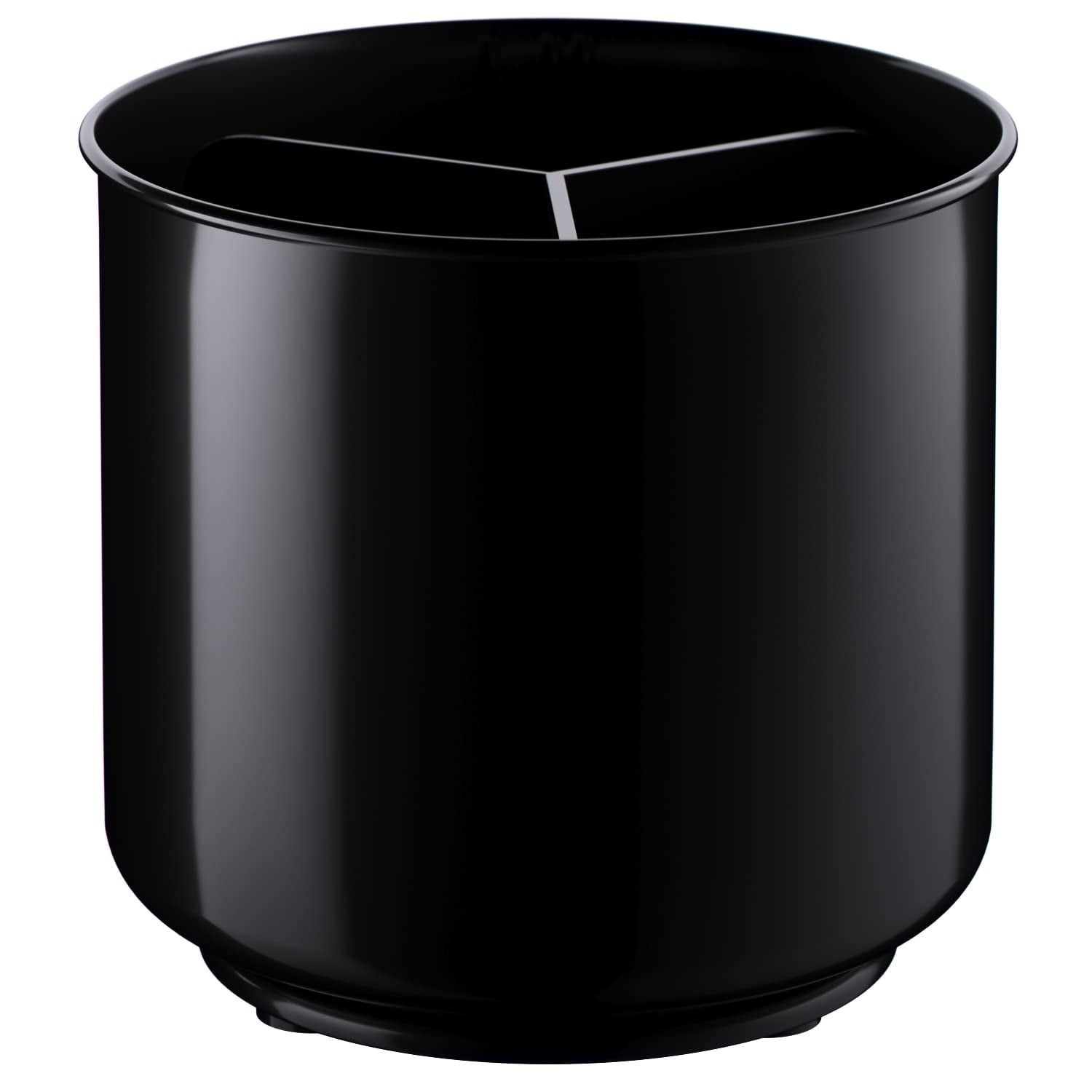 Cooler Kitchen - Soporte Para Utensilios De Cocina, Extra Grande, Giratorio, Negro
